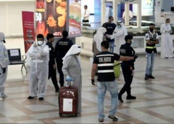 مشاجرة مطار الكويت