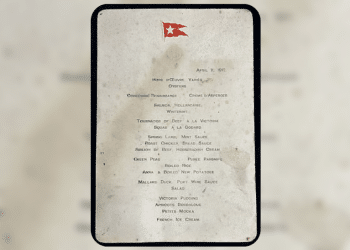 منيو سفينة تيتانيك