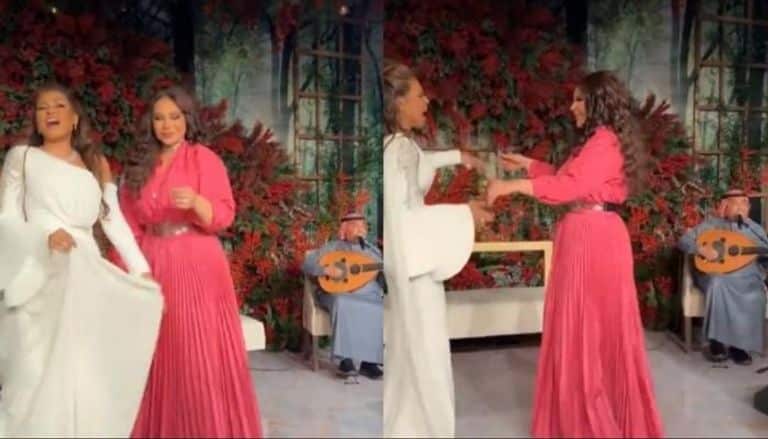 محمد عبده وأحلام ووعد في حفل زفاف