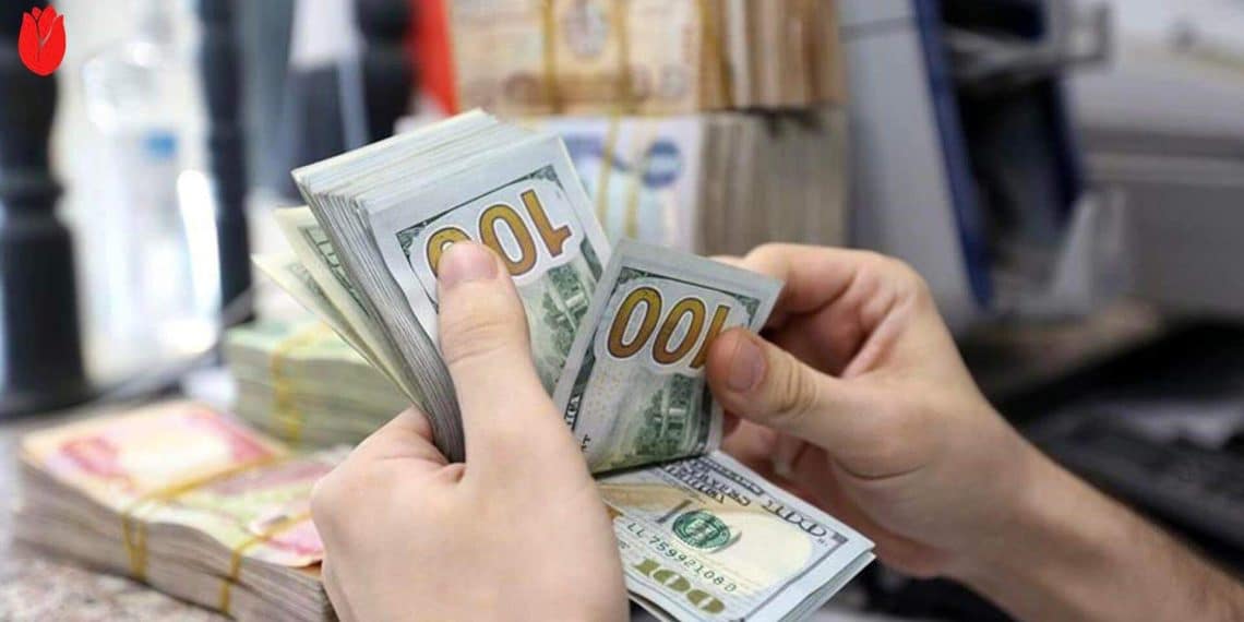 سعر صرف 100 دولار مقابل الدينار العراقي