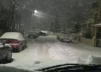 فرص تساقط الثلوج في الأردن