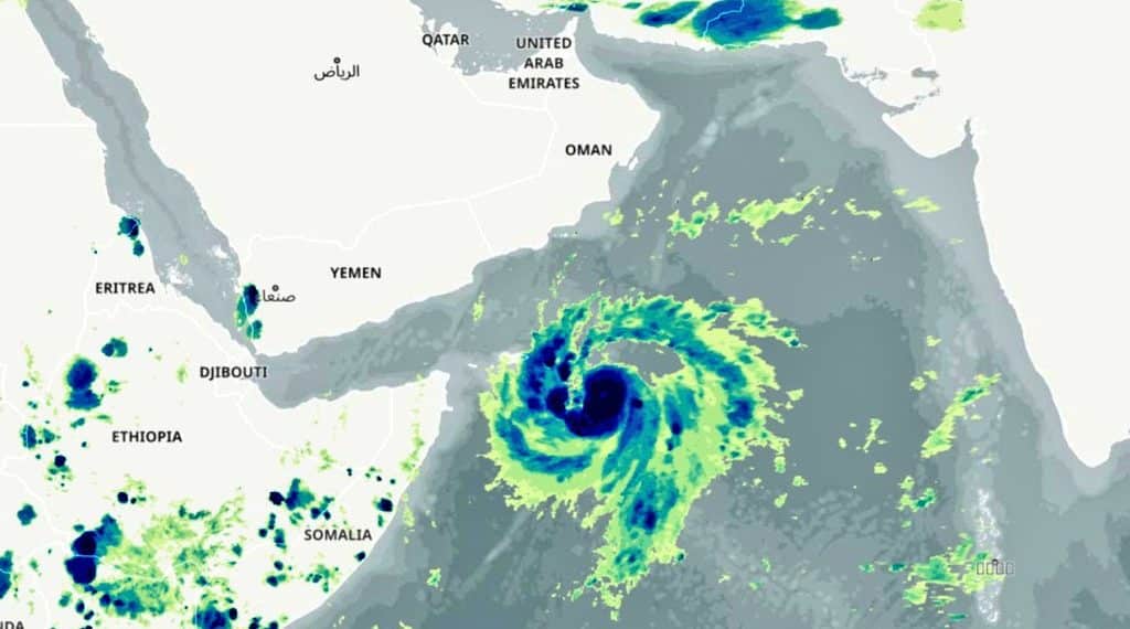 اعصار تيج سقطرى