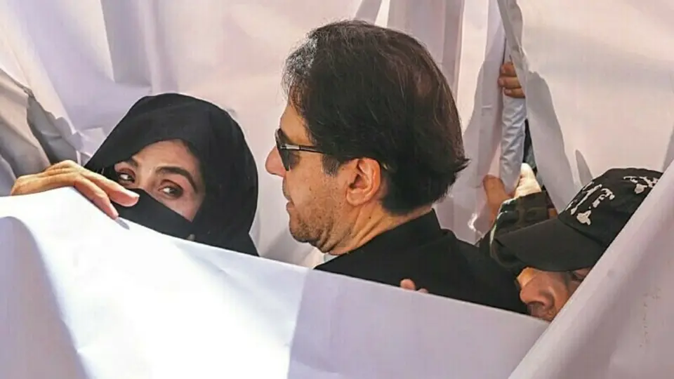 عمران خان وزوجته