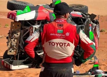 لوحة السيارة بـ10 مليون ريال .. يزيد الراجحي يتعرض لحادث مروع في رالي داكار 2024
