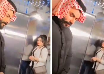 فتاة تُحرج شابًا في مصعد بعد تصرفه الغريب .. شاهد ماذا حدث