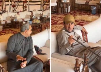 خالد البلطان ينتصر على ربيع الربيعان في لعبة “بلوت” .. شاهد