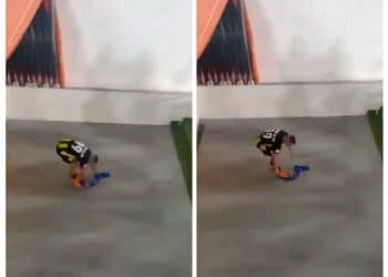 شاهد .. حمدالله يدوس على شعار الهلال في تصرف مثير للجدل