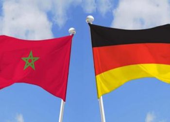 علم المغرب وألمانيا
