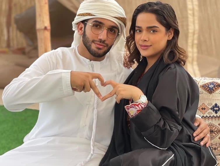 مشاعل الشحي وأحمد خميس