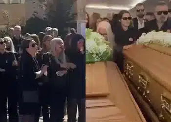 جنازة فادي ابراهيم .. شاهد اللحظات الأخيرة لتشيع جثمانه مع والده